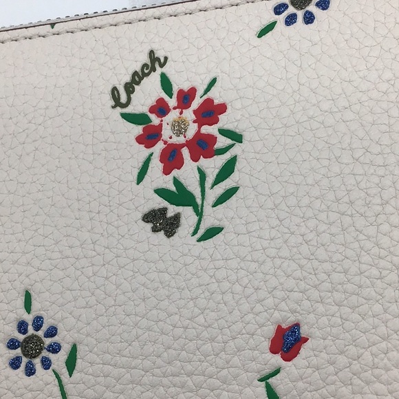 Coach Large Wildflower Wristlet Wallet - Picture 6 of 7